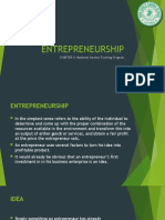 Entrepreneurship: CHAPTER X: National Service Training Program