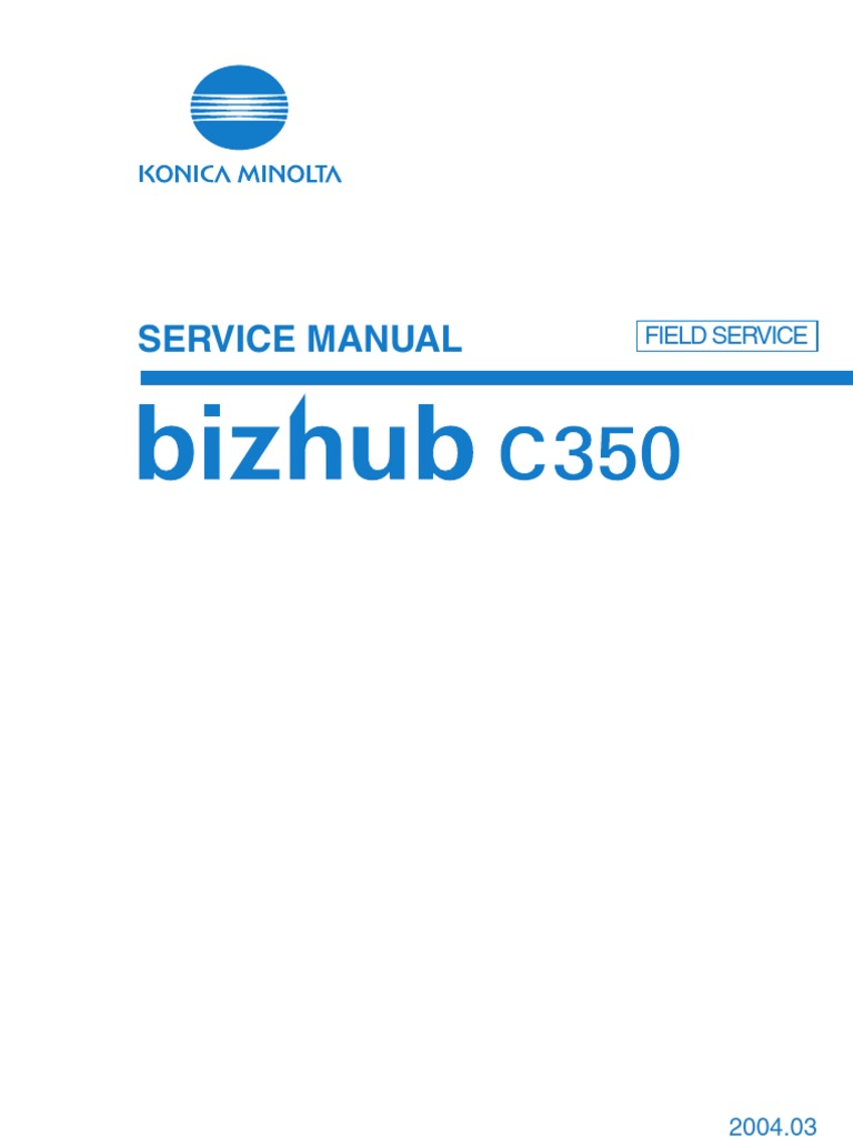 Konica Bizhub c350 (service manual) | Electrical Connector | Ac Power Plugs  And Sockets