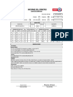 Informe Arbitral Melipilla vs. Cobreloa