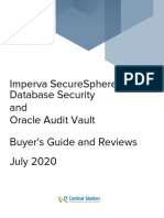 Imperva Securesphere Database Security and Oracle Audit Vault Buyer'S Guide and Reviews July 2020