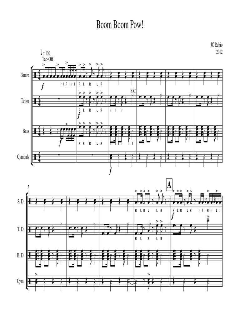 Boom Boom Pow 4 Bass PDF | PDF