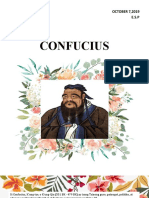 Confucius: Borromeo, Lourain OCTOBER 7,2019 X-Arisotle E.S.P