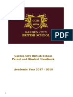 Garden City British School Parent and Student Handbook