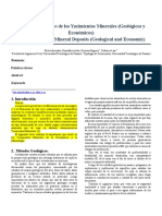 Articulo Nº2-Métodos de Estudio de los Yacimientos Minerales (Geológicos y Económicos)