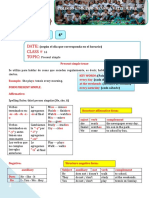 Date: Class # Topic:: Colegio Gimnasio Infantil Valledupar