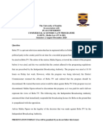 Media Law Assignment PDF