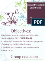 Normal Probability Distribution