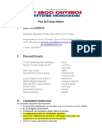 Plan de Trabajo Interno 2015