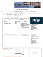 Public Docket Information: State of Ohio Vs Steven Stephens Case Number: 20Cr102653