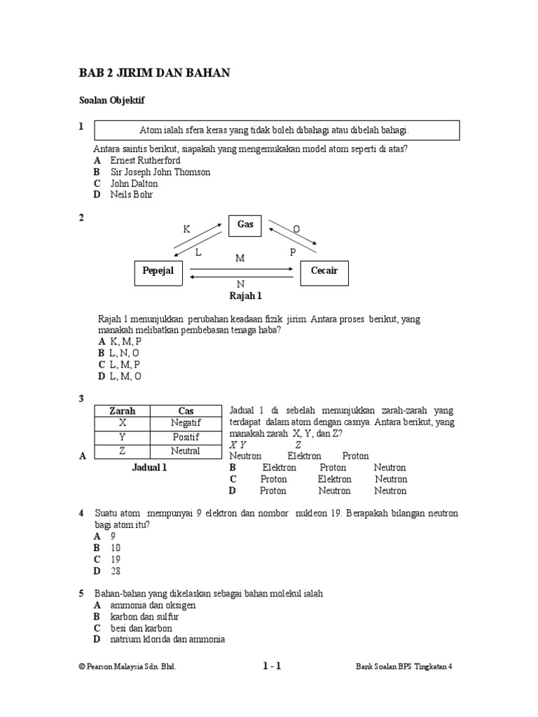 Soalan Sains T4 Bab 2 (BM)