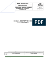 Manual de Operaciones de Ultrasonido