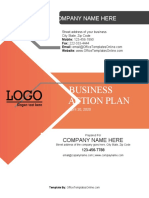 Business Action Plan Template