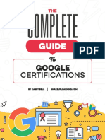 The Complete Guide To Google Certifications Ebook © 2018