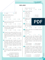 Ficha Adicional Máximo Común Divisor y Mínimo Común Múltiplo