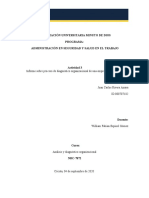 Informe Sobre Proceso de Diagnostico Organizacional de Una Empresa Seleccionada..... 123