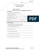 Extra Grammar Exercises (Unit 14, Page 115) : Top Notch Fundamentals, Third Edition