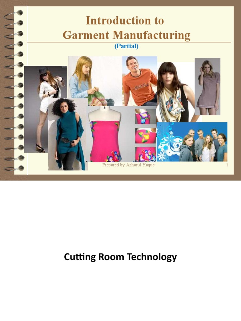 34 Cutting Room PDF Sewing Economic Sectors