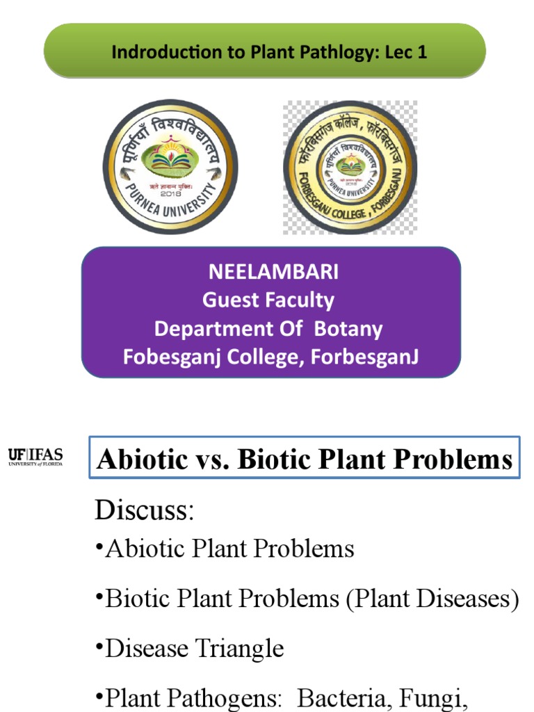Introduction to Plant Pathology Basics | PDF | Plant Pathology | Fungus