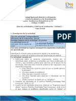 Guía de Actividades y Rúbrica de Evaluación - Unidad 1 - Fase Inicial