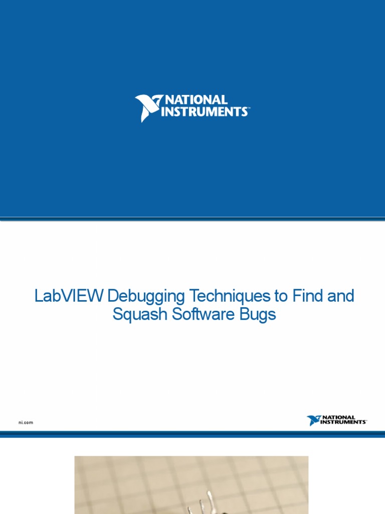 LabVIEW Debugging Techniques | PDF | Debugging | Software Bug