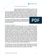 Formal Consulting Company Profile Template PDF
