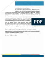 Comunicado Sobre Líderes Sociales PDF