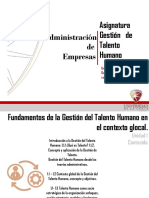 Unidad 1 Gestion Del Talento Humano 2020 PDF