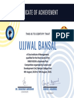 Innovision Certificate Ujjwal PDF