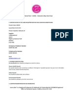 Mineral Brake Fluid JLMIN1 MSDS PDF