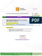 Cotizacion Grupo Acerero Rectificador PDF