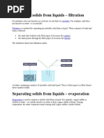 Separating Rock Salt: Methods Explained | PDF