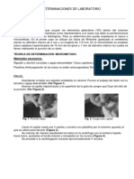 Determinaciones de Laboratorio-Sangre PDF