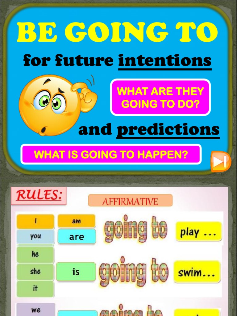 Be Going To Predictions : Going to and will for predictions – GPTEI