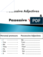 Possessive and