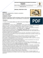 9° GUIA DE APRENDIZAJE PARA LENGUAJE, 14 Semana PDF