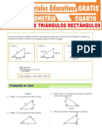 Resolución de Triángulos Rectángulos para Cuarto Grado de Secundaria