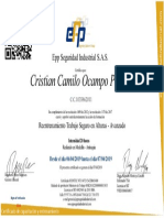 Alturas Cristian Ocampo 2019 PDF