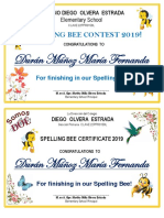 Durán Múñoz María Fernanda: Spelling Bee Contest