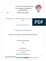 IPN - TIGIE - U-II - A-6 - Clasificación Arancelaria - Jessica FragosoRamón - 4IX70