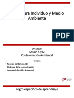 Sesión 5 y 6 Contaminación Ambiental