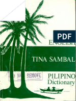 XSB English Tina Sambal Pilipino Dictionary 1988 PDF