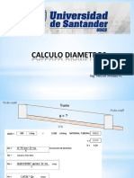 Calculo DIAMETROS Alcantarillados