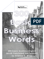 300 Basic Business Words English To Spanish