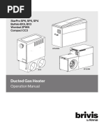 Brivis Ducted Gas Heater Operation Manual PDF