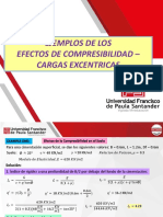 3.ejemplos Carga Excentrica - Efectos Compresibilidad