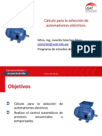 Control Automático de Procesos Secuenciales y Temporizados - Diseño y Cálculo para La Selección de Motores PDF
