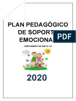 Plan Pedagógico de Soporte Emocional 2020