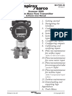 Scanner 2000 Steam Mass Flow Transmitter: MI Issue 1