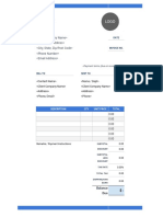 Invoice Template for Your Company Name