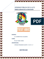 Test Abc - Virginia Fernande Quispe PDF